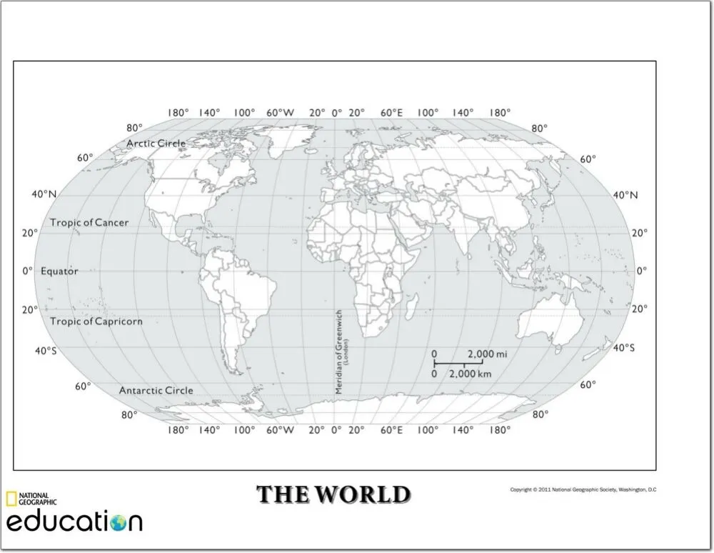 Mapa físico y político del Mundo Mapa de continentes y océanos del ...