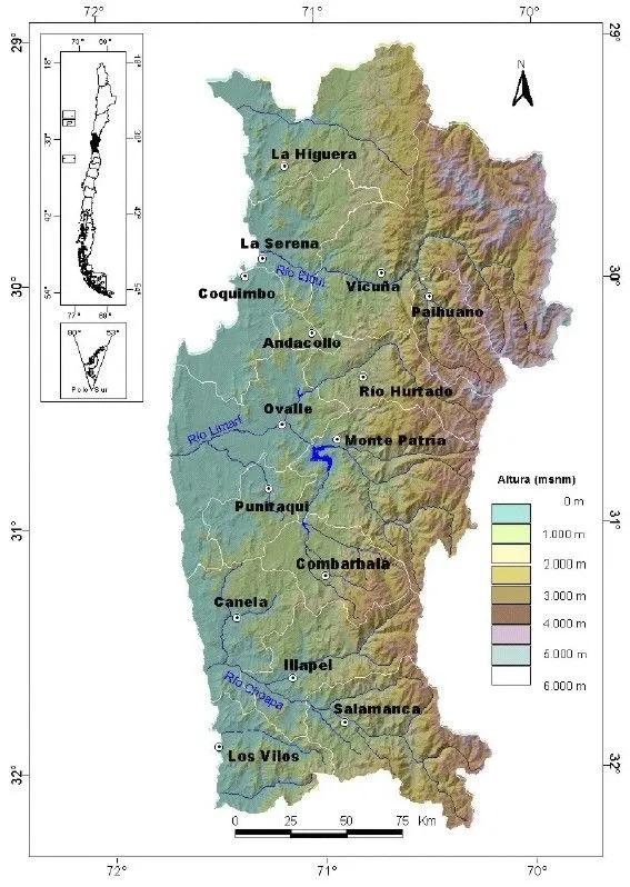 Mapa fisico region andina - Imagui