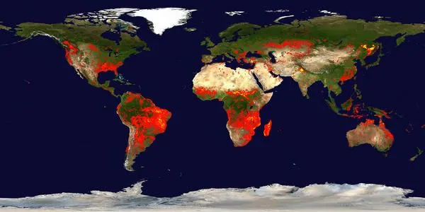 Mapa global de incendios – La Cartoteca