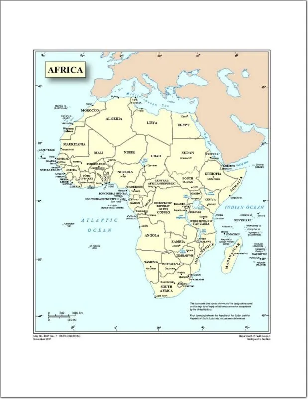 Mapa interactivo de África Países de África. ¿Dónde está? - Mapas ...