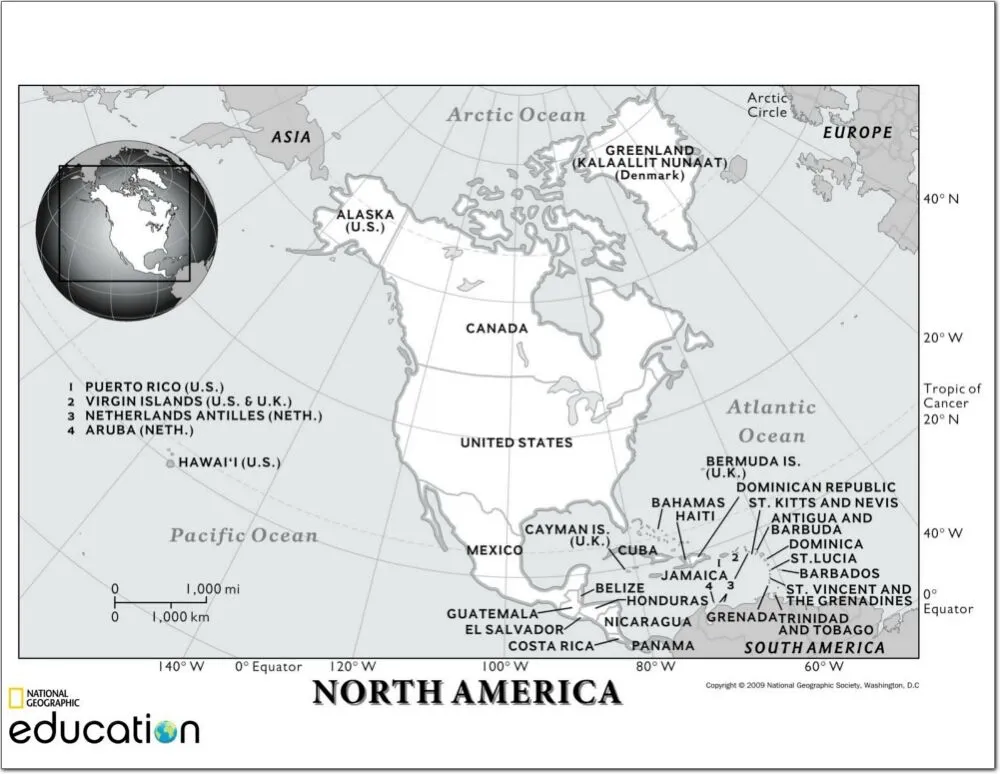 Mapa interactivo de América Central Países de América Central ...