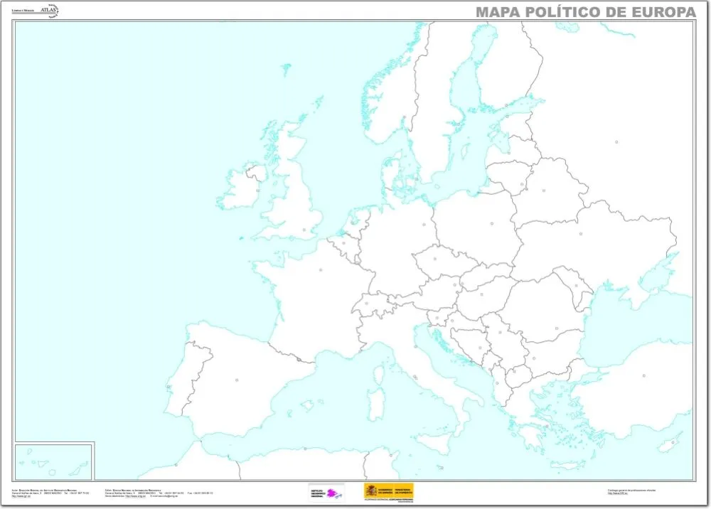 Mapa interactivo de Europa Países de Europa. Puzzle - Mapas ...