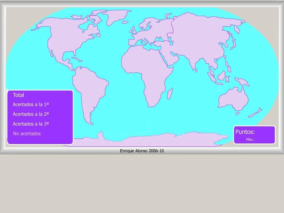 Mapa interactivo del mundo Continentes y océanos. ¿Dónde está ...