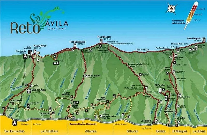 Mapa interactivo - Parque nacional el Ávila - Venezuela Tuya