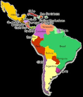 Mapa latinoamerica - Imagui