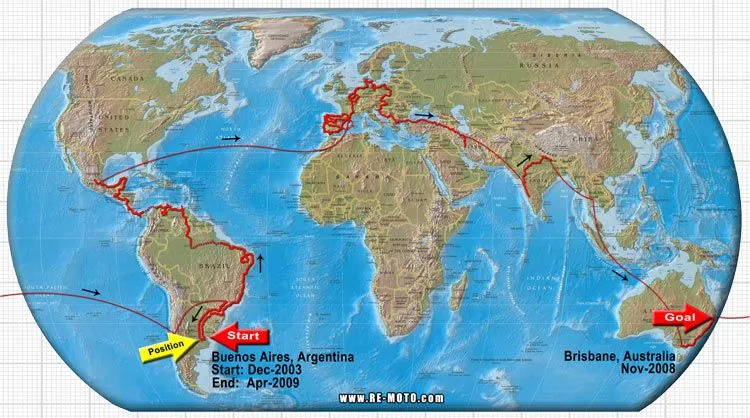 Mapa de Mapa del Mundo
