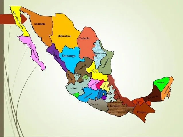 Mapa de mexico