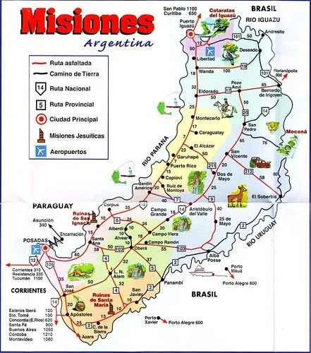 Mapa de Misiones (Argentina) | Flickr - Photo Sharing!