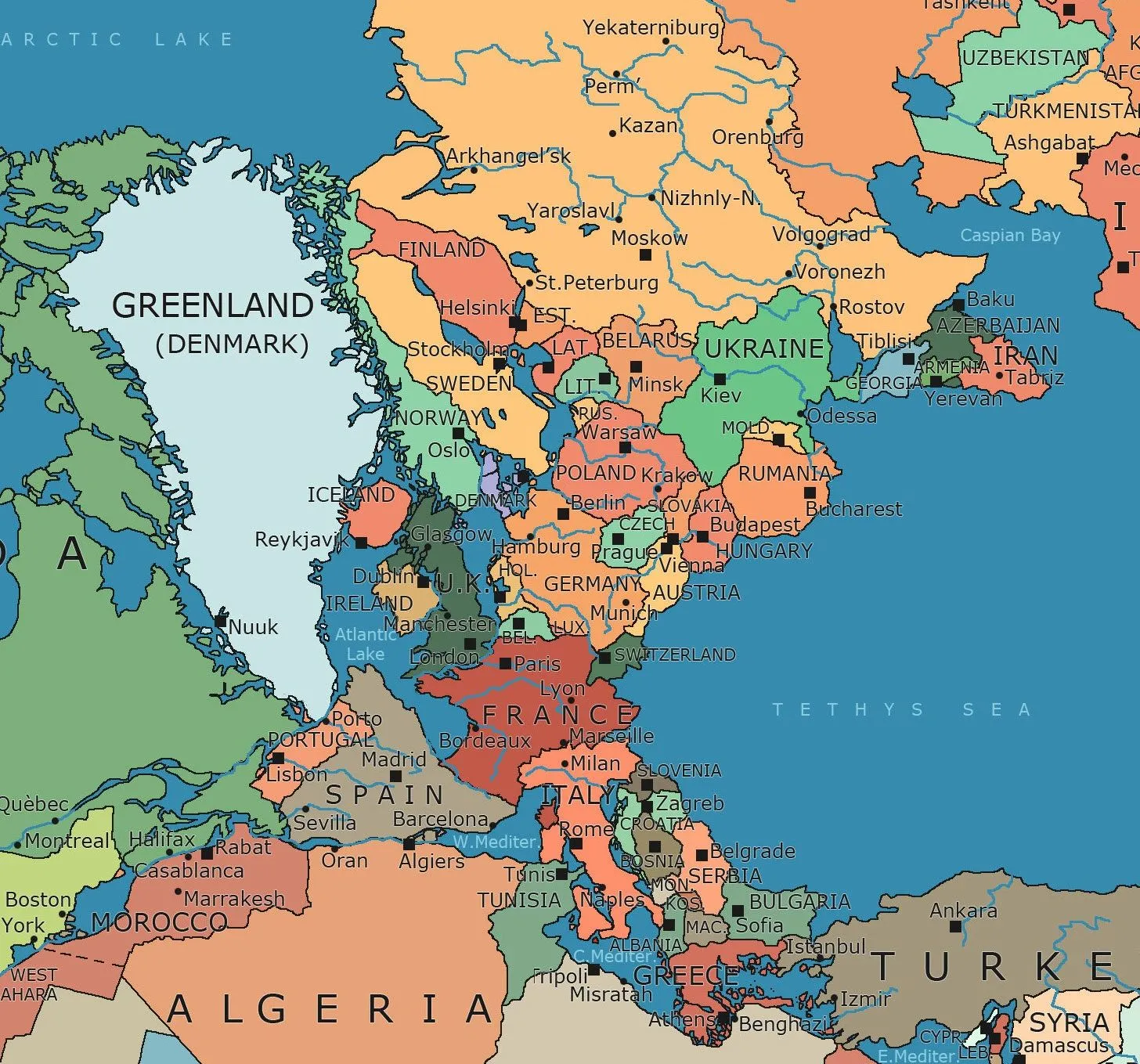 El mapa que muestra cómo sería el mundo si aún existiera Pangea | Traveler