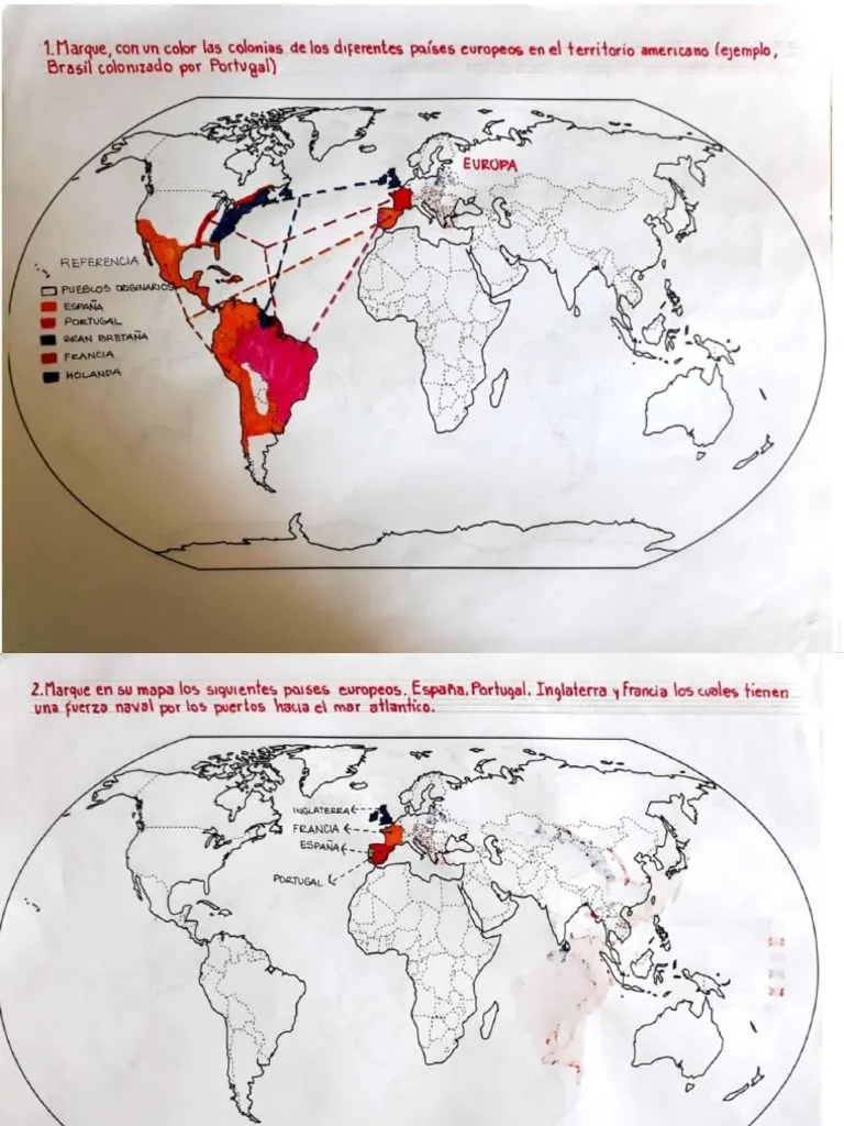 Mapa Mundi | PDF | Cristobal colon | Exploración de América del Norte