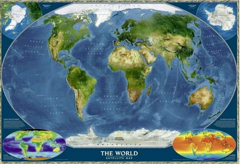 MAPA MUNDIAL EN 3D - Imagui