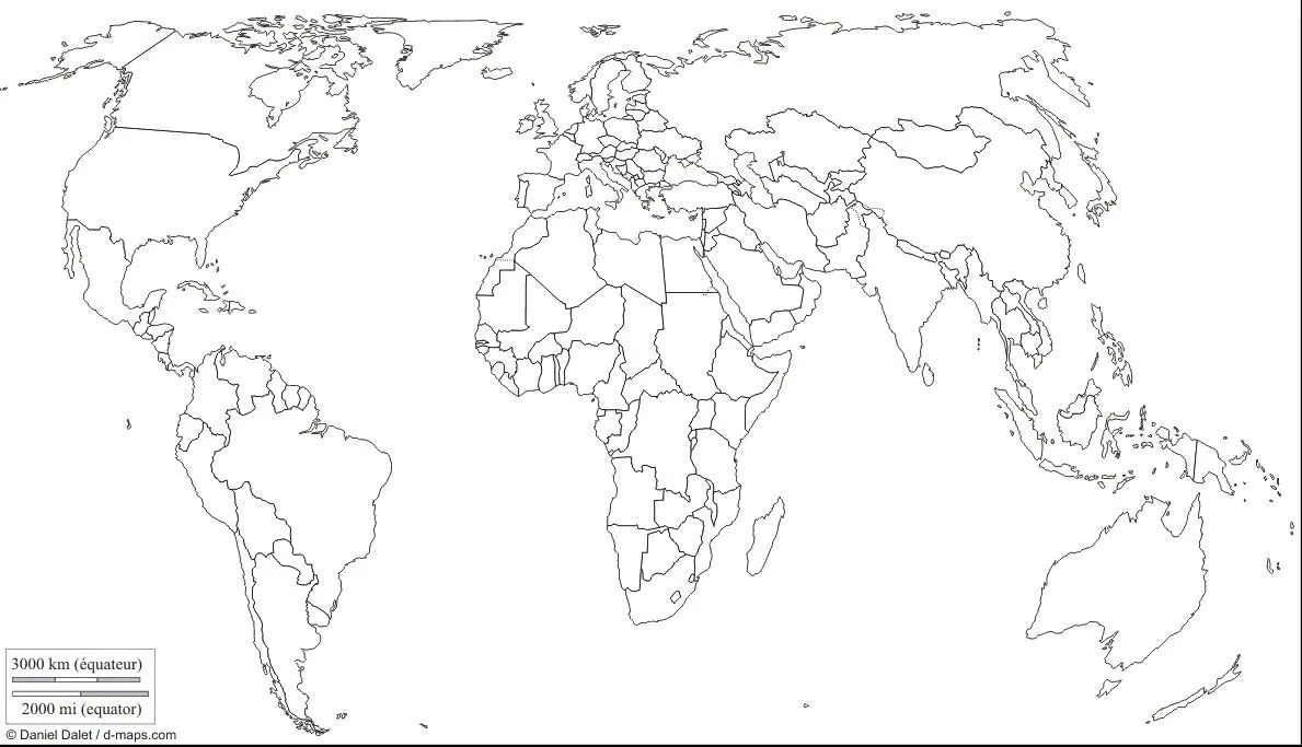 Israel mapa del mundo Colouring Pages (page 2)