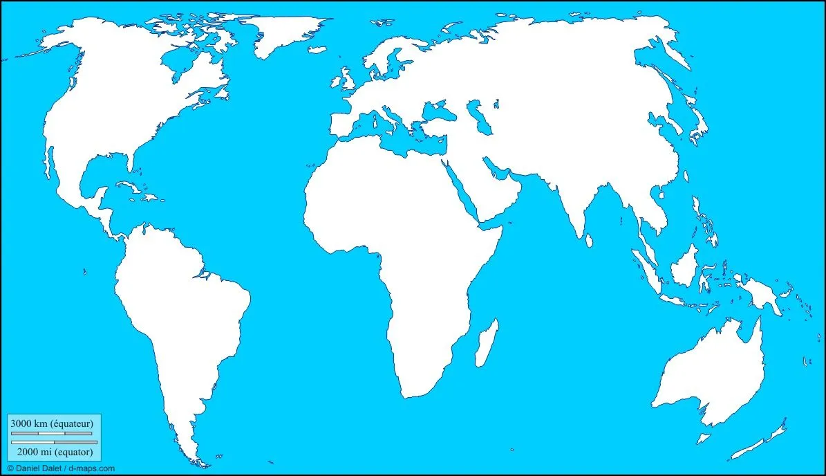 Mapa mundo - Currículum en línea. MINEDUC. Gobierno de Chile.