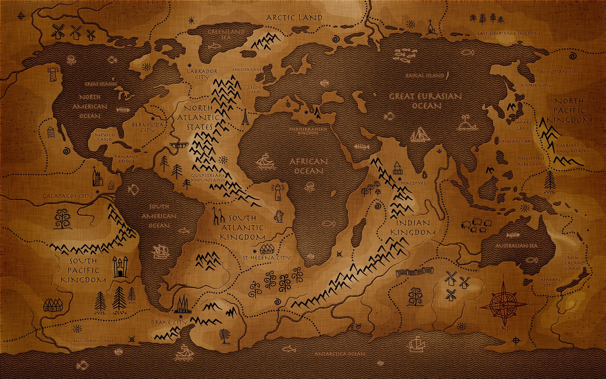 Mapa del Mundo Wallpapers | Wallpapers HD