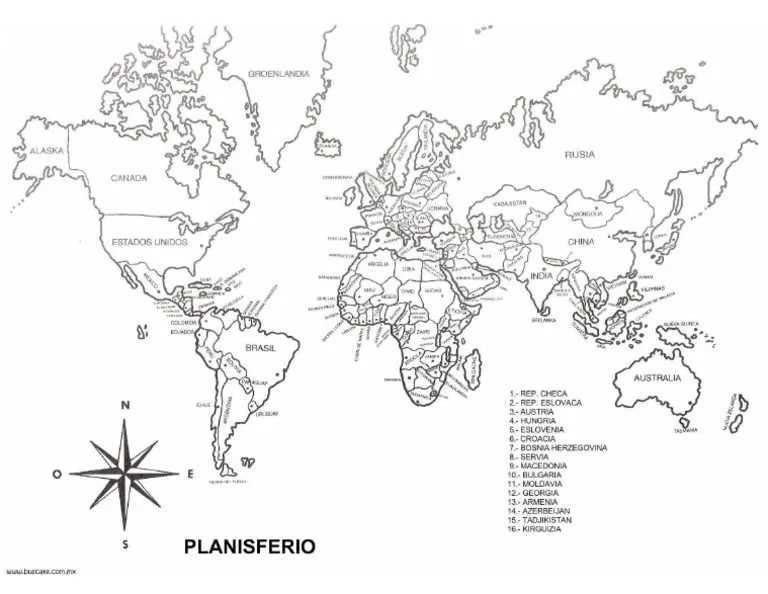 Mapa Planisferio | PDF