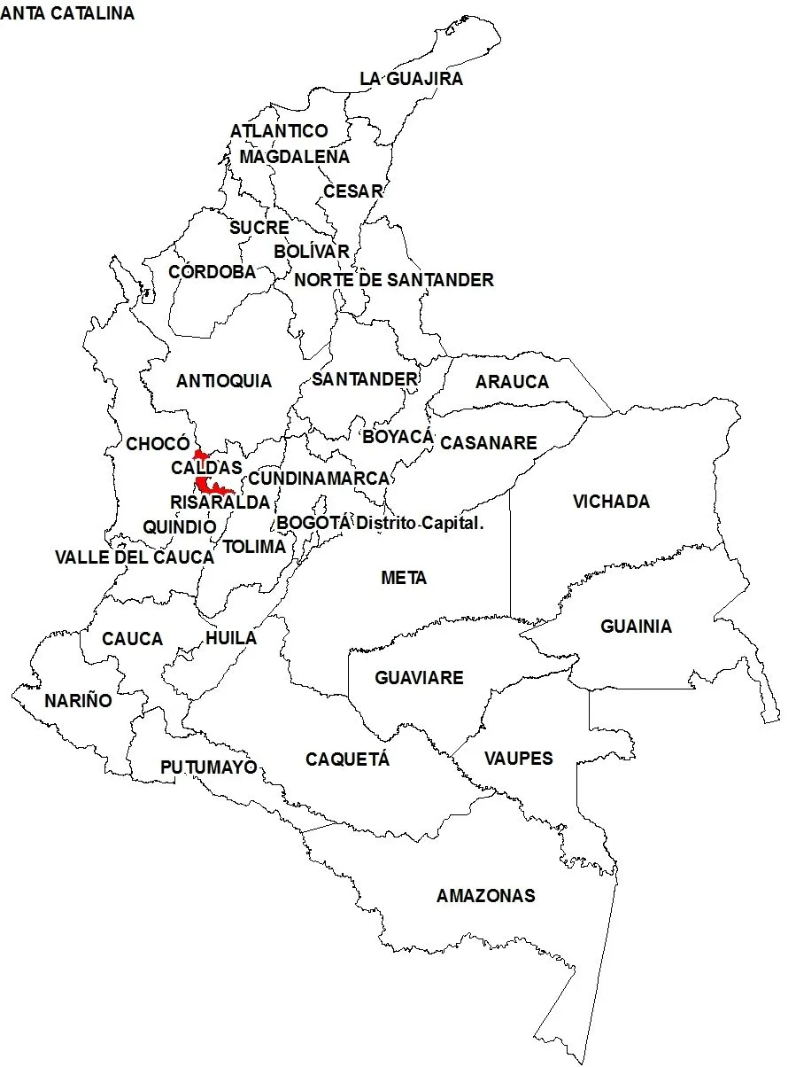 Mapa politico de colombia para colorear con departamentos - Imagui