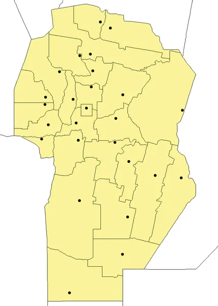 Mapa Politico de Cordoba y alrededores Provincia de Cordoba ...