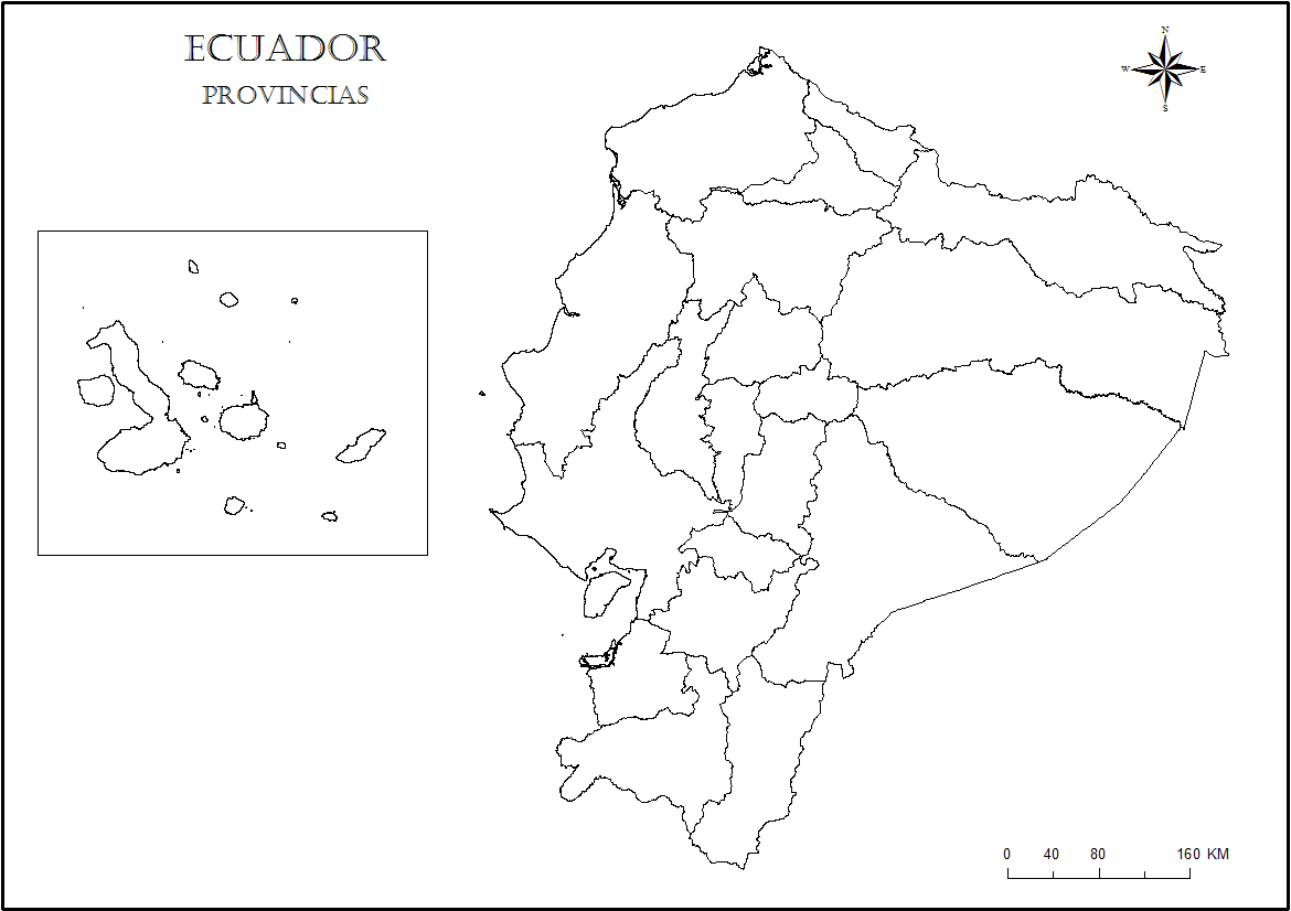 mapa del ecuador Colouring Pages