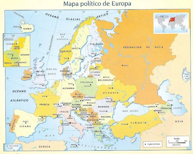 MAPA POLITICO DE EUROPA