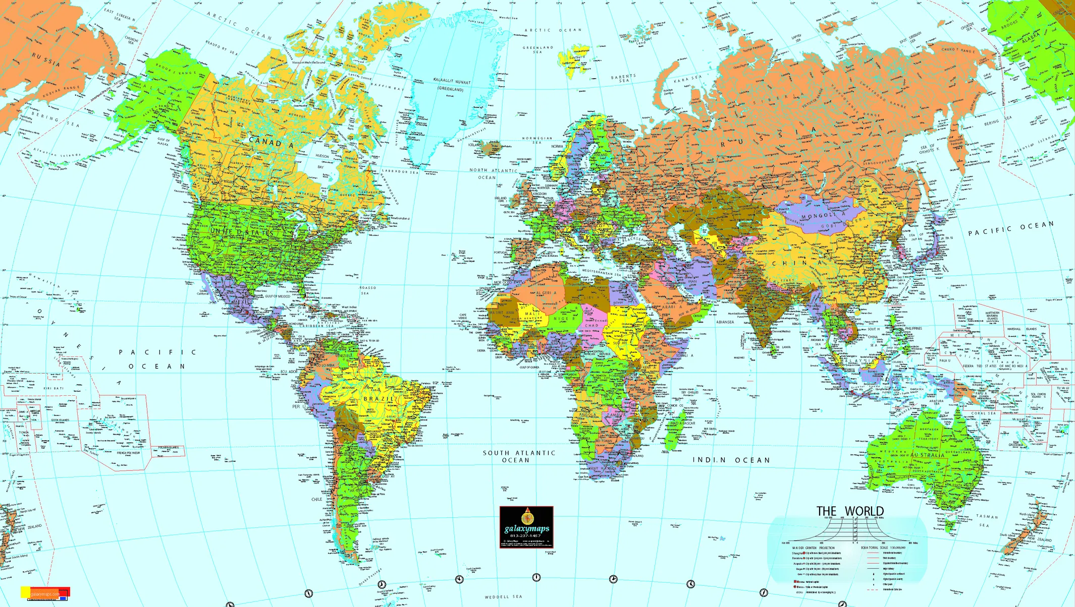 Mapa Politico del Mundo - mapa.owje.com