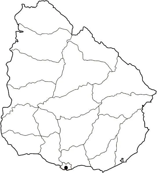 Mapa de uruguay mudo - Imagui