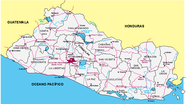 Mapa El Salvador