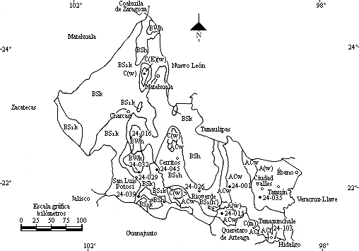 Mapa de san luis potosi