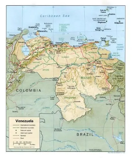 Mapa Relieve Sombreado De Colombia | Dry Cat Food