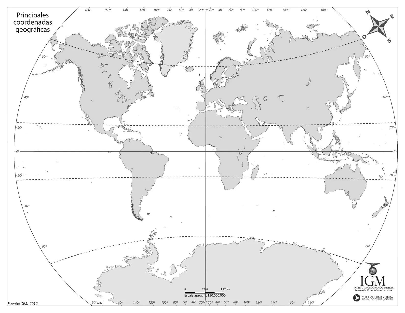 Mapamundi, 100 mapas del mundo para imprimir y descargar gratis