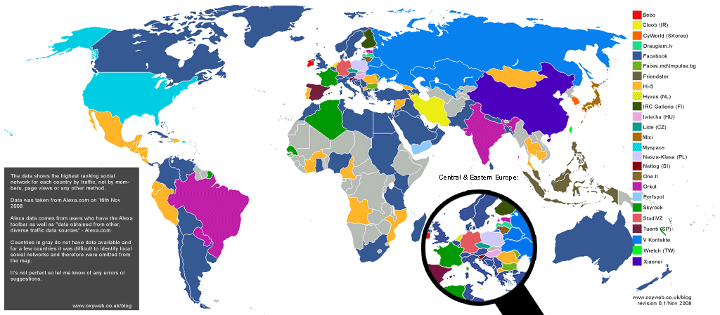 Mapa mundial con colores - Imagui