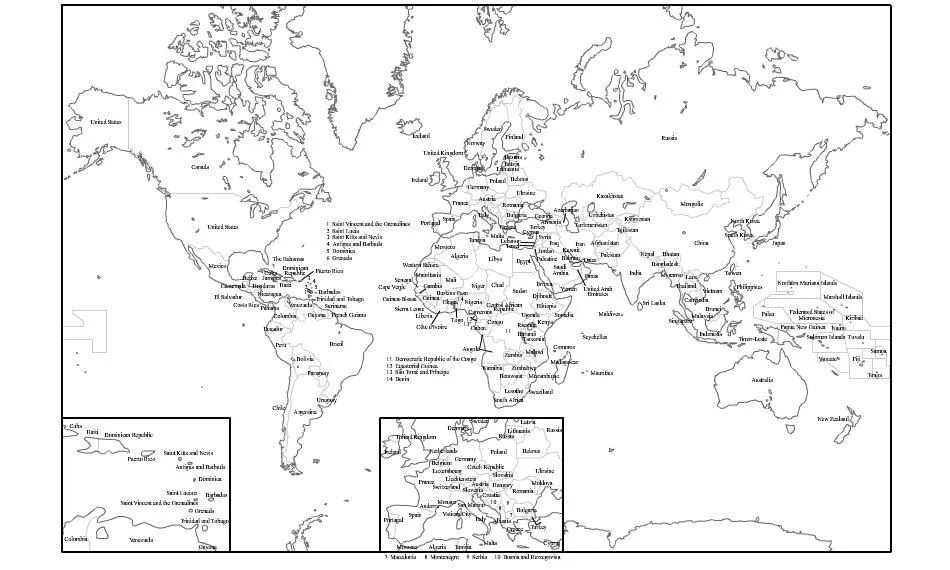 mapamundi politico en blanco - Buscar con Google | 地図, 世界, 白地図