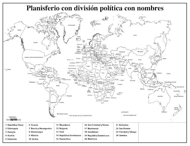 Mapas para imprimir - Imagui