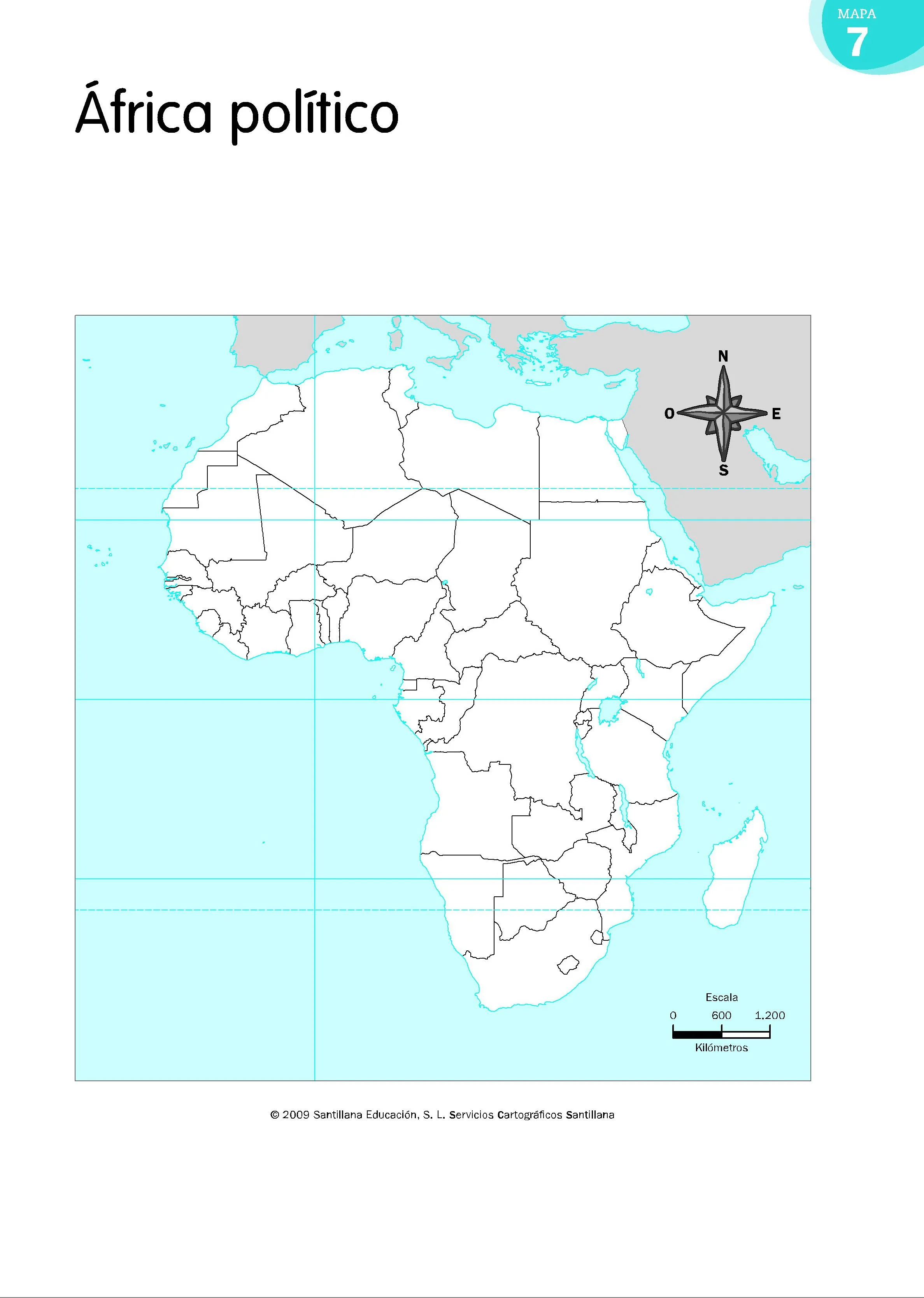 MAPAS DE ÁFRICA: FÍSICOS, POLÍTICOS Y MUDOS | JUGANDO Y APRENDIENDO