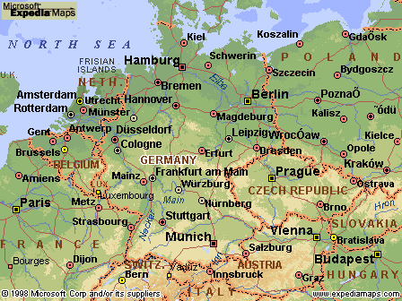 Mapas de Alemania | Guía de viaje de Alemania