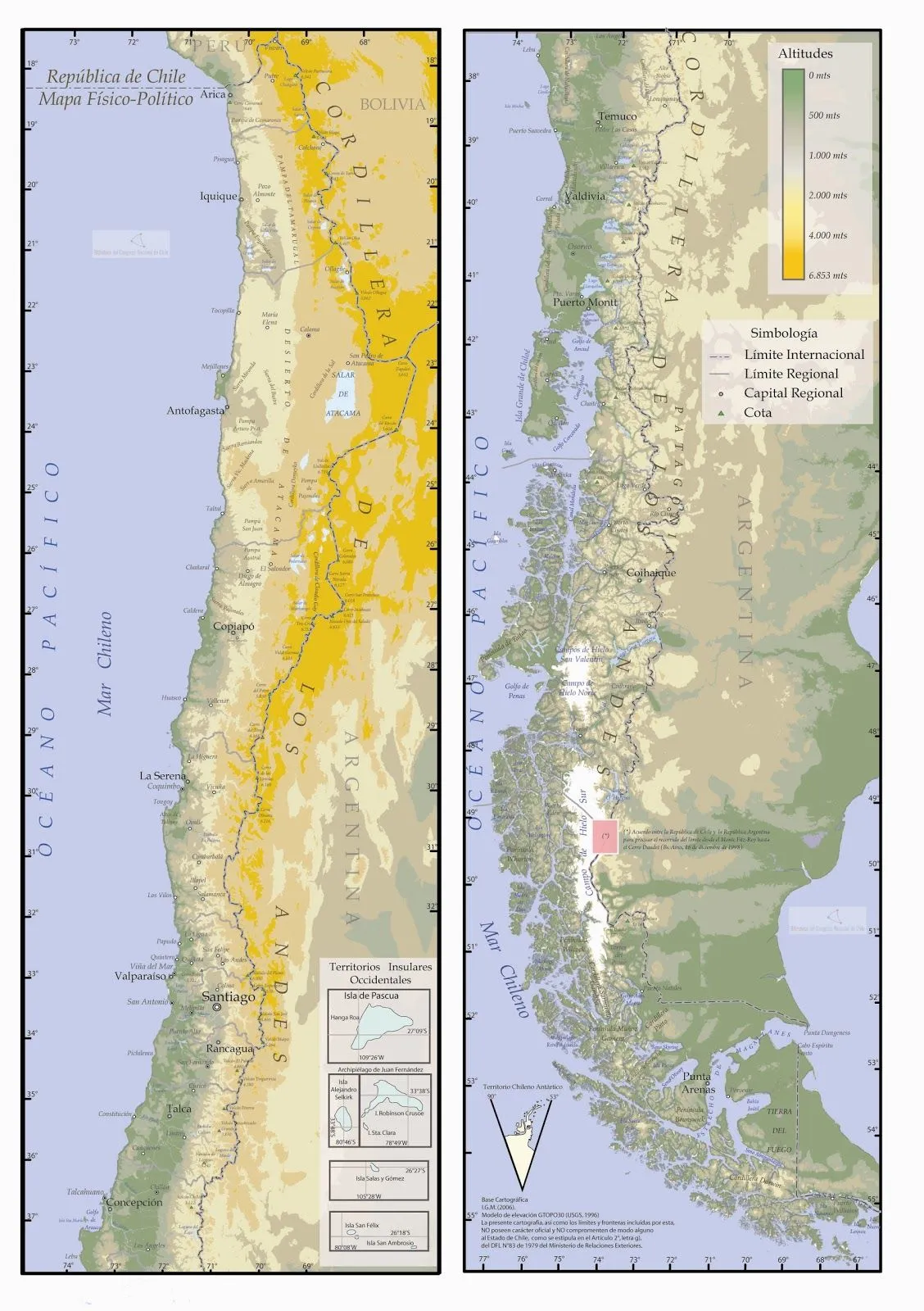 Mapas de Chile