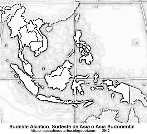 MAPAS DEL MUNDO: ASIA SUDORIENTAL