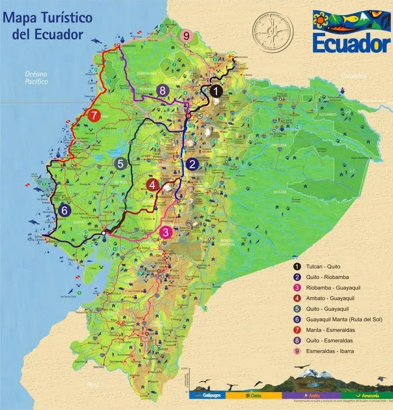 Mapas de Ecuador