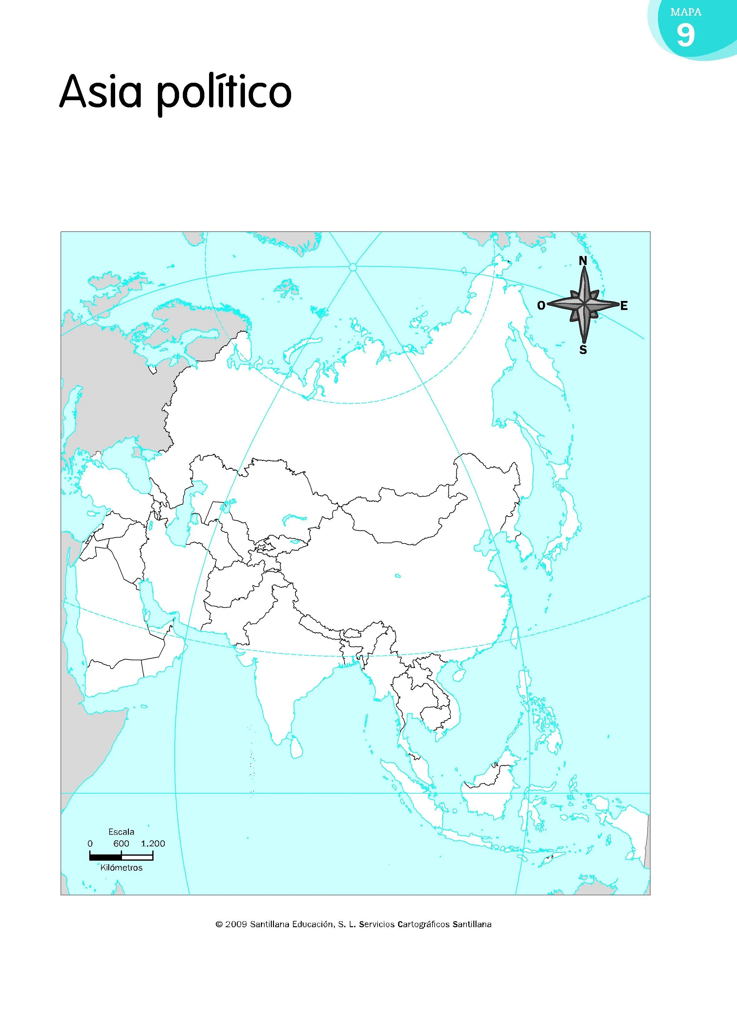 MAPAS FÍSICOS, POLÍTICOS Y MUDOS DE ASIA | JUGANDO Y APRENDIENDO