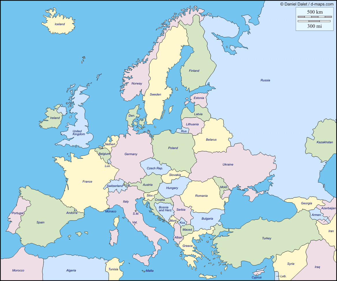 MAPAS FÍSICOS, POLÍTICOS Y MUDOS DE EUROPA | JUGANDO Y APRENDIENDO