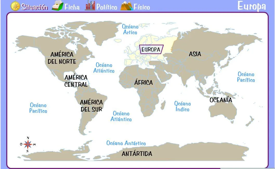 MAPAS FÍSICOS, POLÍTICOS Y MUDOS DE EUROPA | JUGANDO Y APRENDIENDO