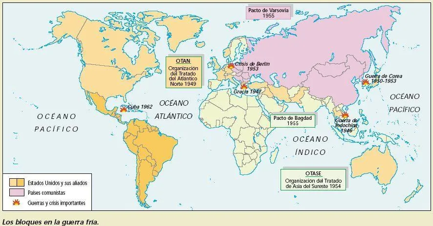 MAPAS | LA GRAN GUERRA FRIA 1945-