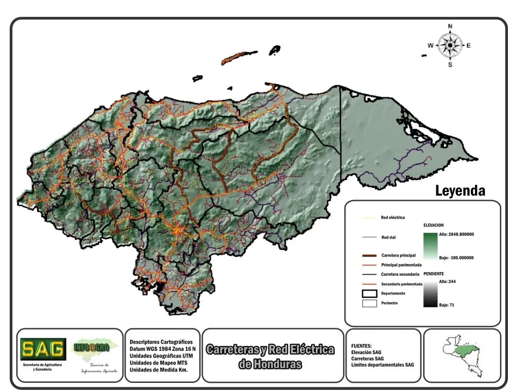 Mapas de Honduras