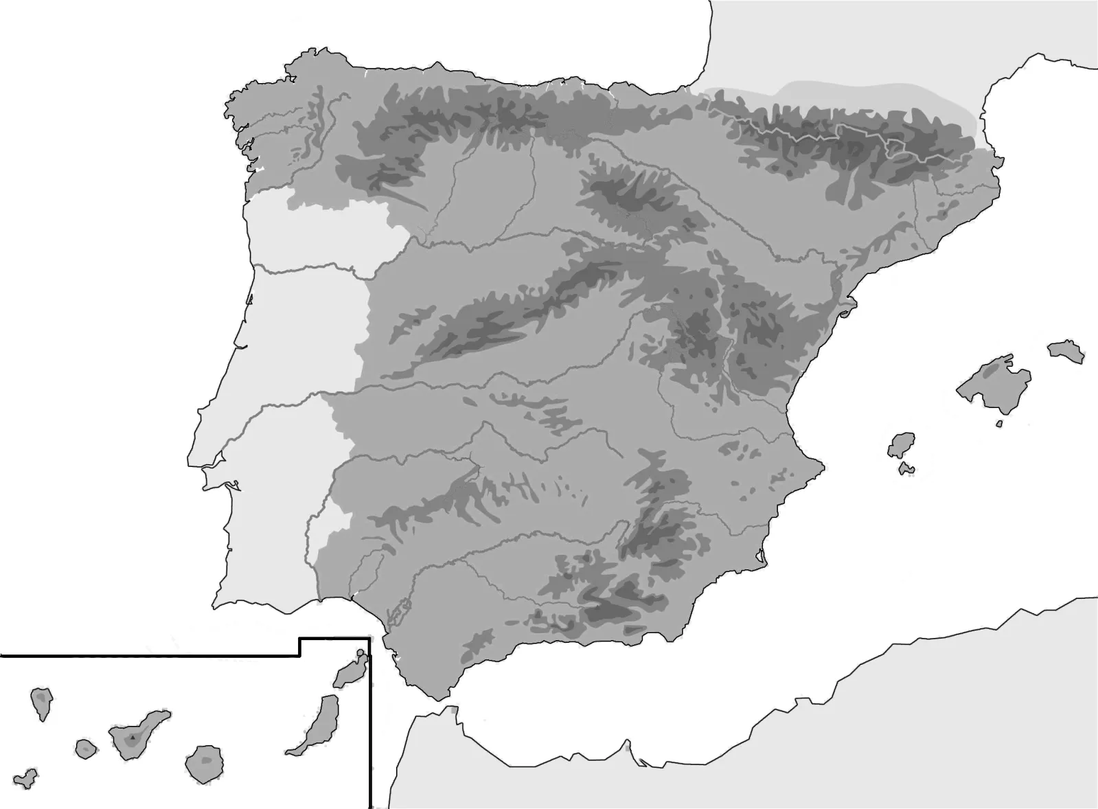 Mapas mudos para imprimir | Todos no somos mamiferos