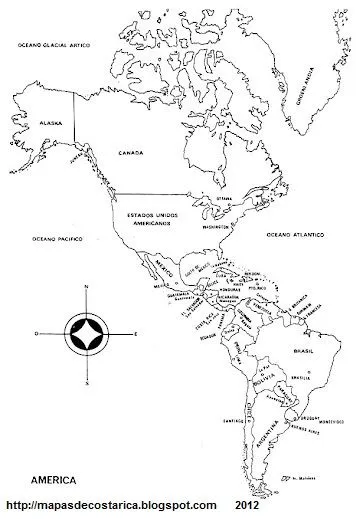 MAPAS DEL MUNDO: AMERICA