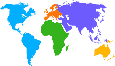 Mapas del mundo: Europa, Asia, Africa, Norteamerica, Mexico ...