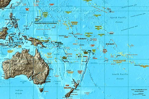 Mapas de Oceania