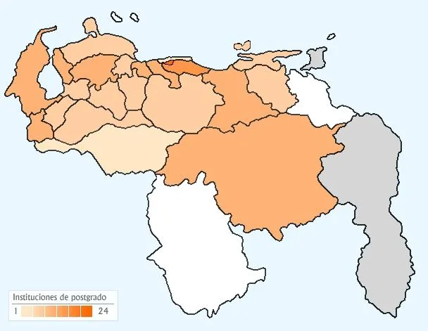 Mapas de Venezuela: Mapa de venezuela con sus estados