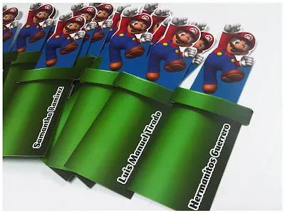 MAP_Creativos: Tarjetas de Cumpleaños Infantil · MARIO BROSS