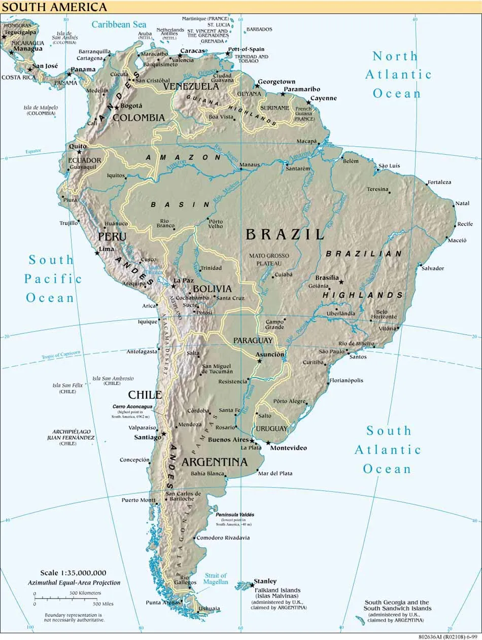 Maps of Latin America - LANIC