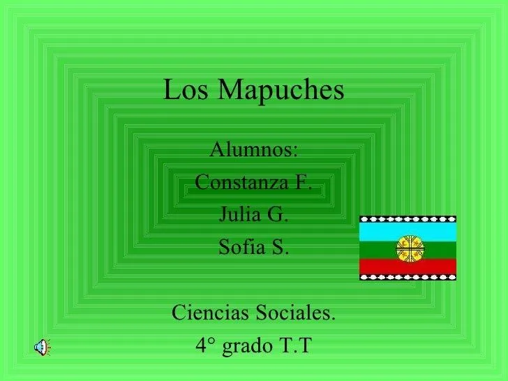 Los Mapuches Constanza Julia Sofia